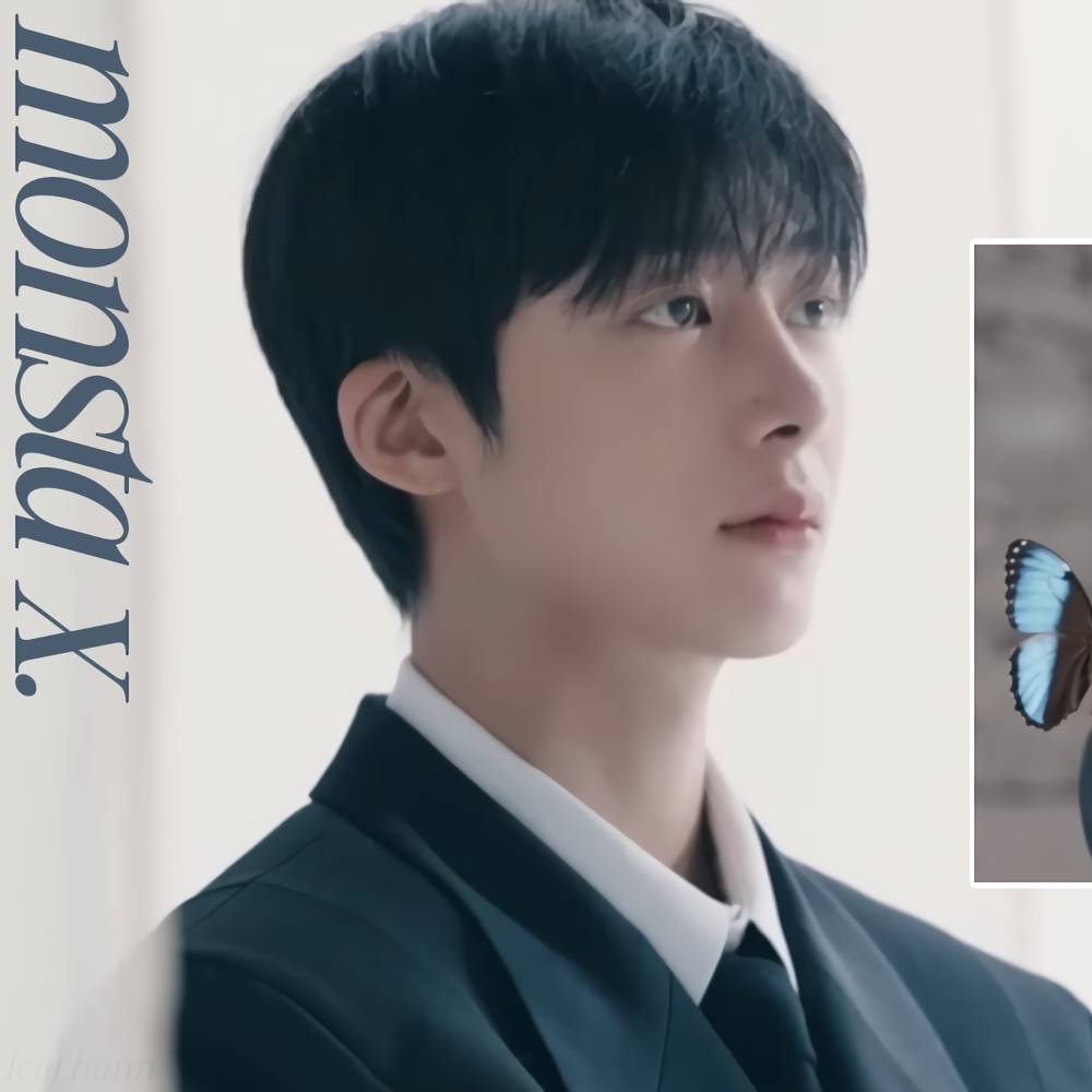 A moment captured by Hyungwon (MONSTA X)'s fan