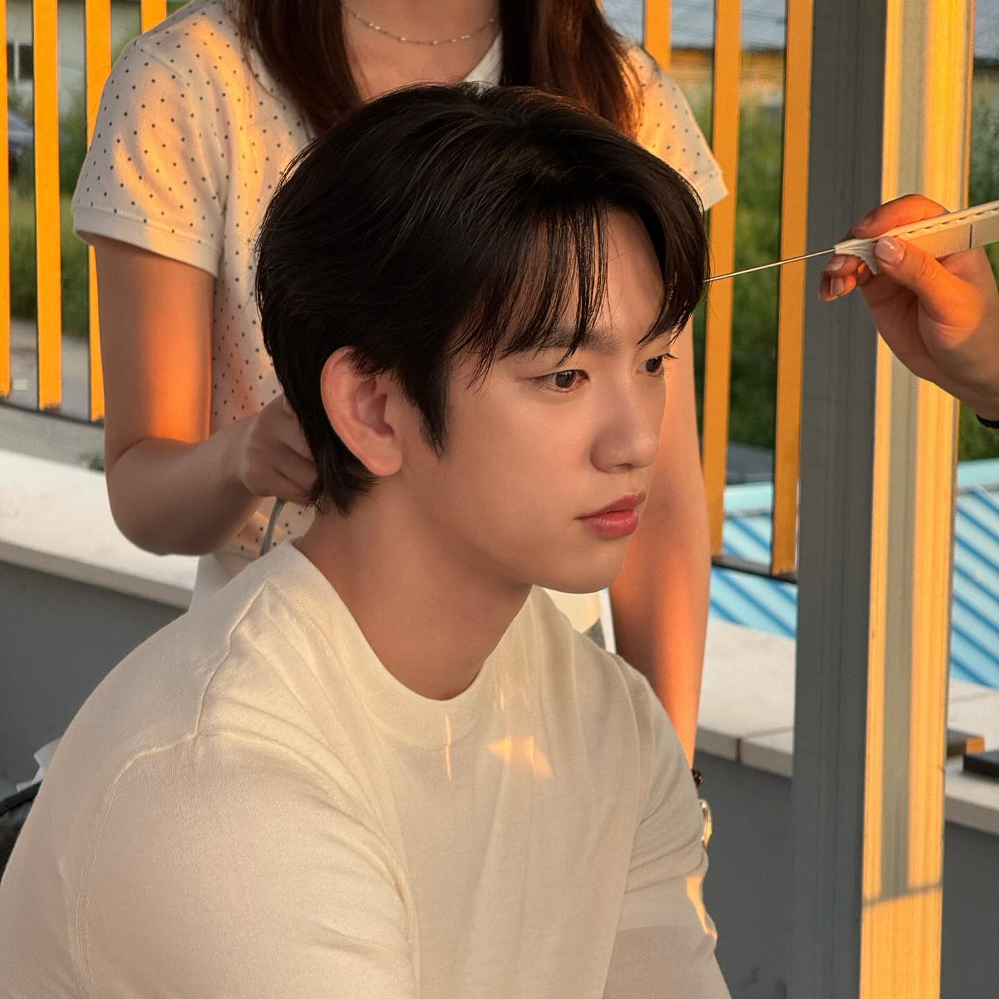 A moment captured by Jinyoung (GOT7)'s fan