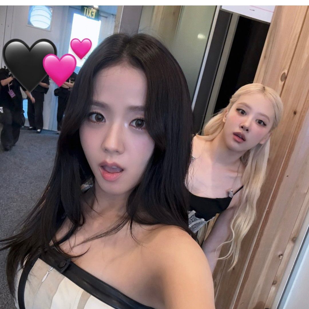 A moment captured by BLACKPINK's fan