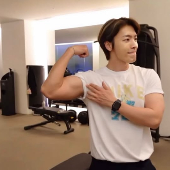 Recent activity shot of Donghae (Super Junior)