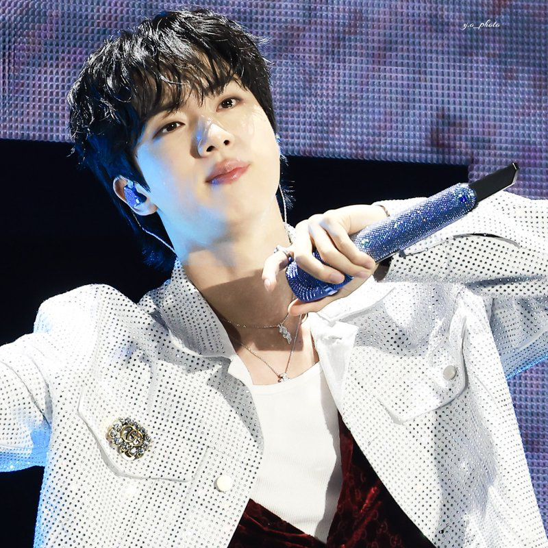 Recent activity shot of Jin (BTS)