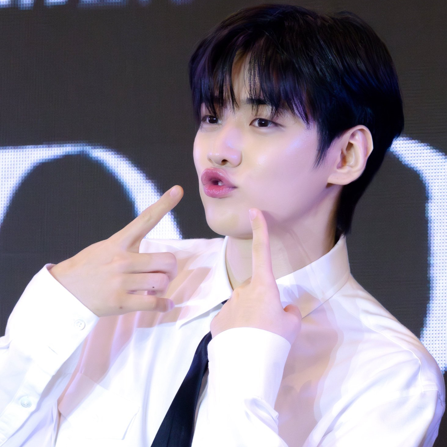 A moment captured by Jaechan (DKZ)'s fan