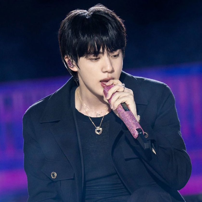 Recent activity shot of Jin (BTS)