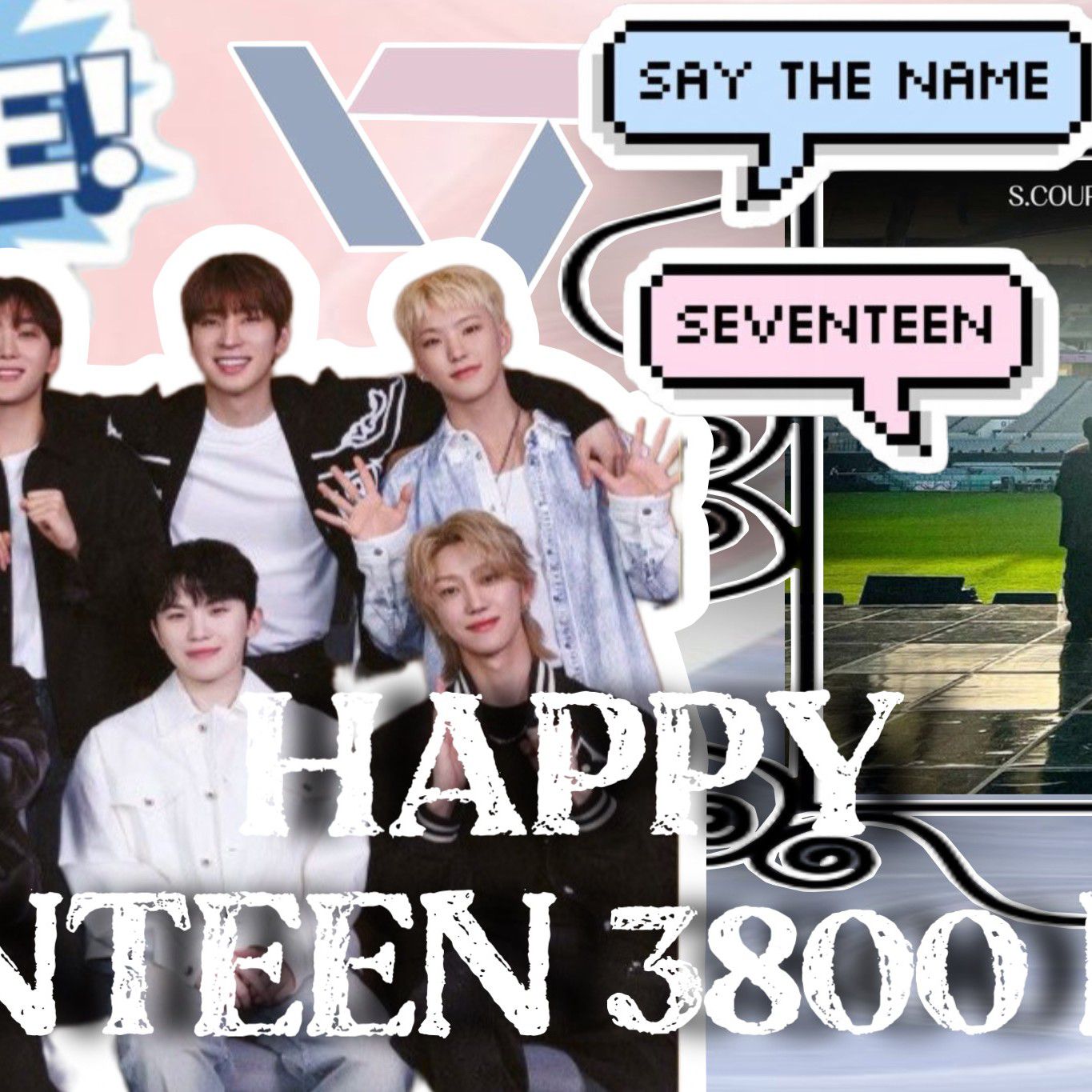 Recent activity shot of SEVENTEEN