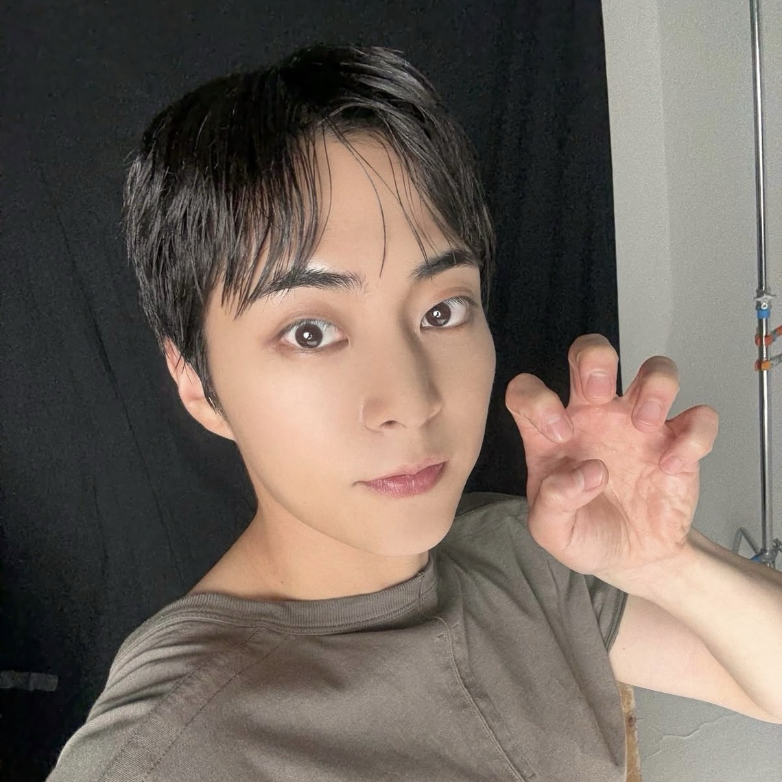 A moment captured by Xiumin (EXO)'s fan