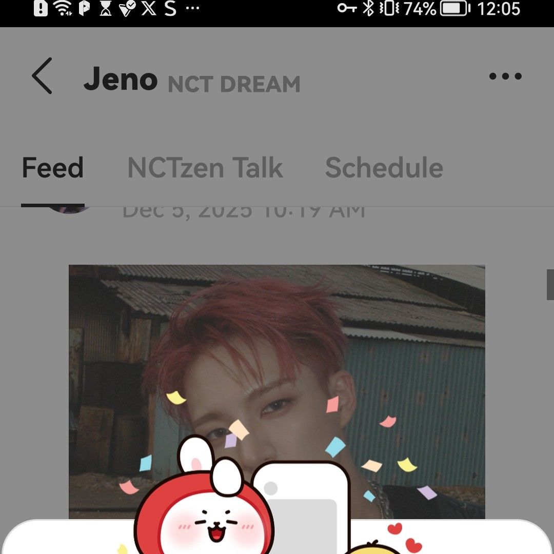 A moment captured by Jeno (NCT DREAM)'s fan