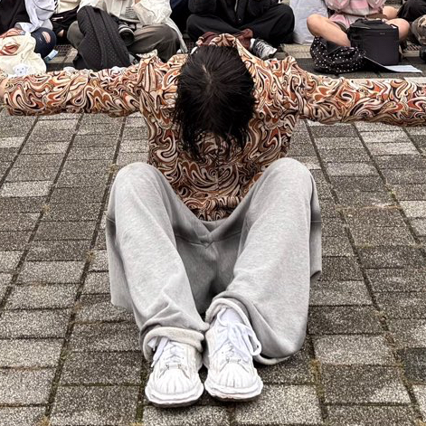 A moment captured by Bae Jinyoung's fan