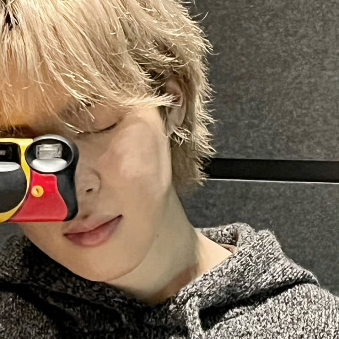 Recent activity shot of Jimin (BTS)