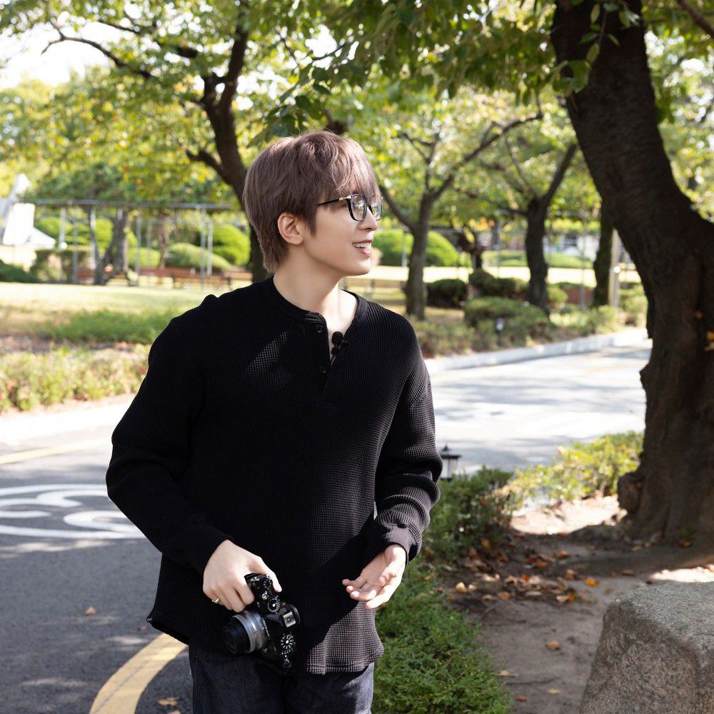 A moment captured by Wonwoo (SEVENTEEN)'s fan