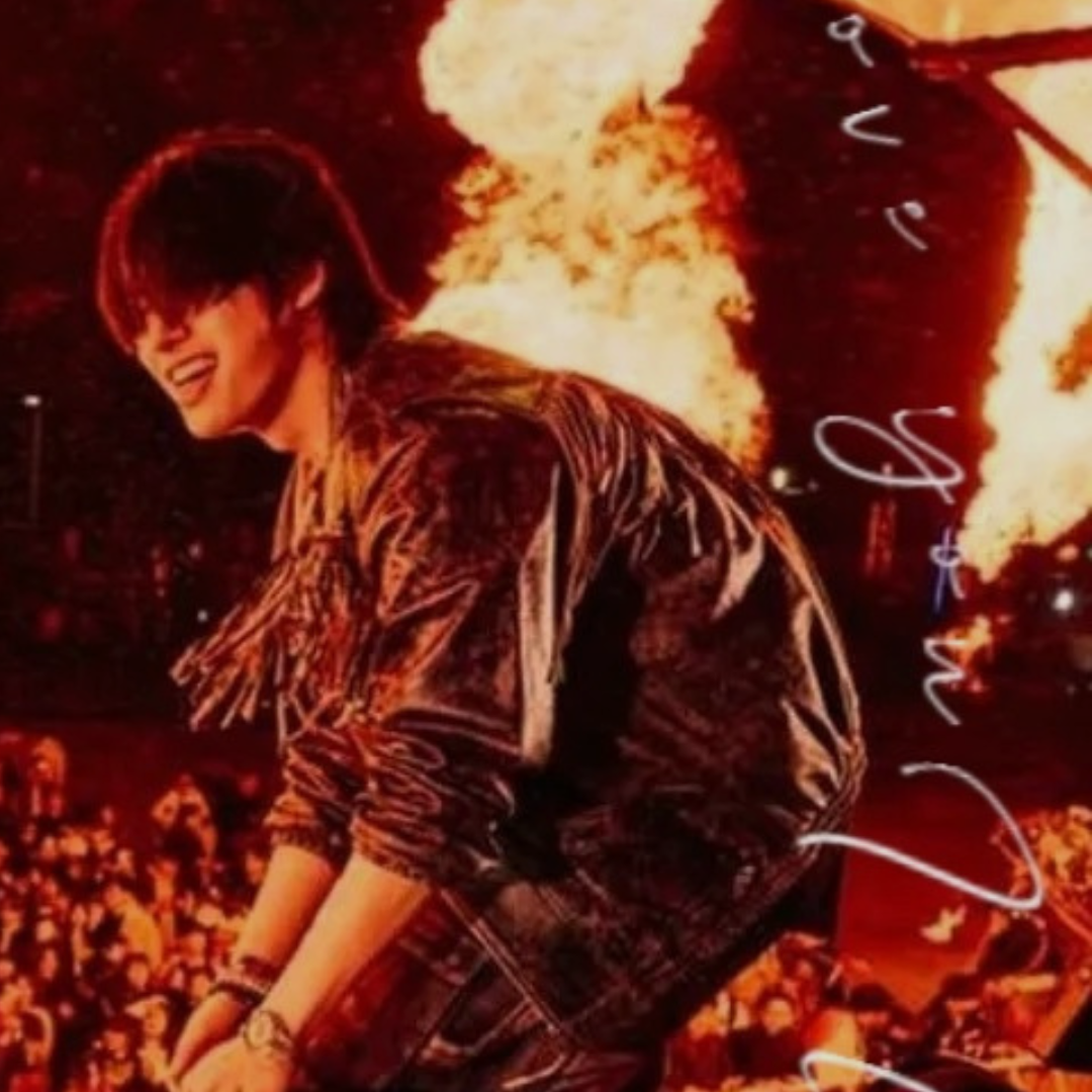 A moment captured by Mingi (ATEEZ)'s fan