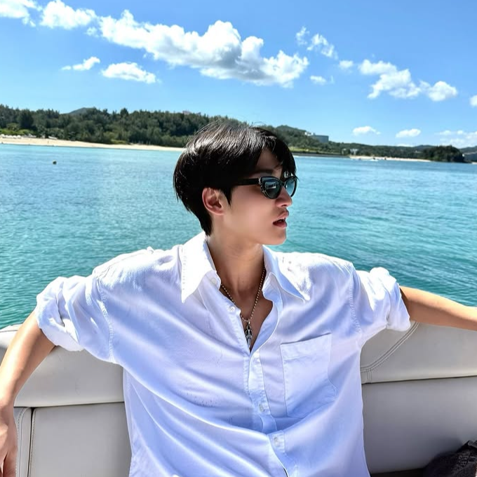 Recent activity shot of Seonghwa (ATEEZ)