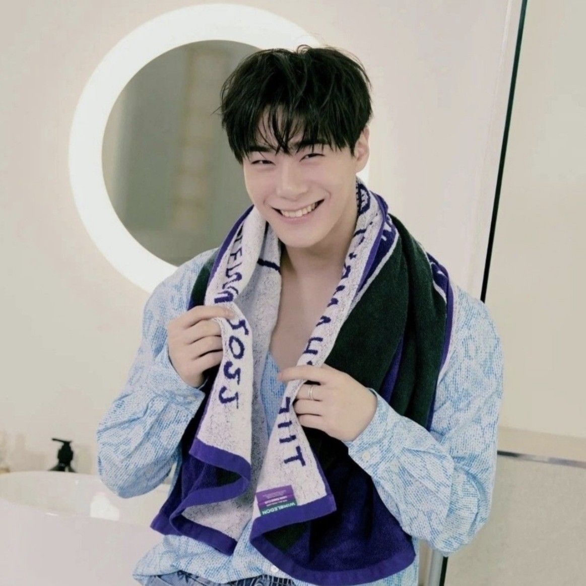 Recent activity shot of Moonbin (ASTRO)