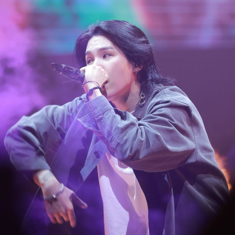 A moment captured by SUGA (BTS)'s fan