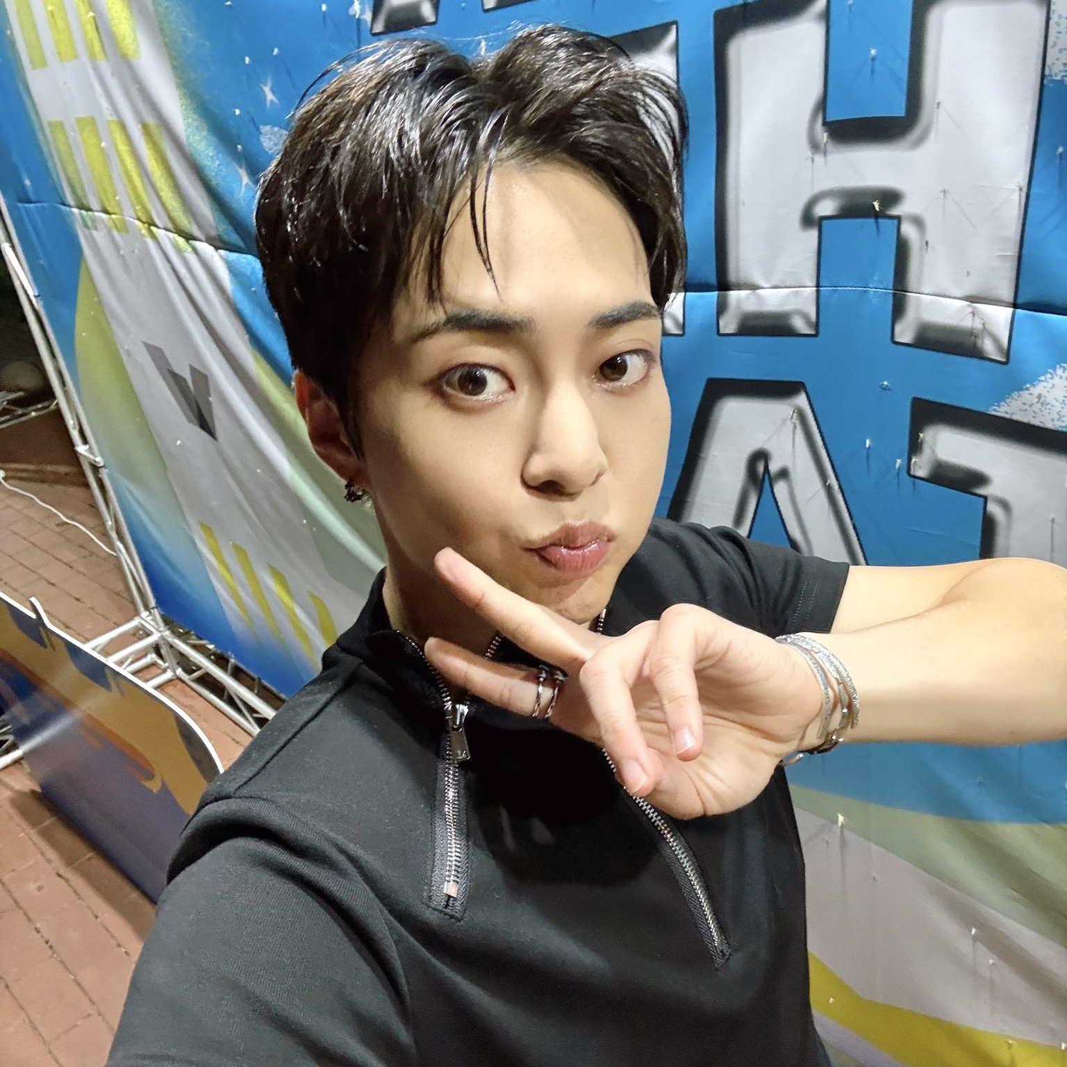 Recent activity shot of Xiumin (EXO)