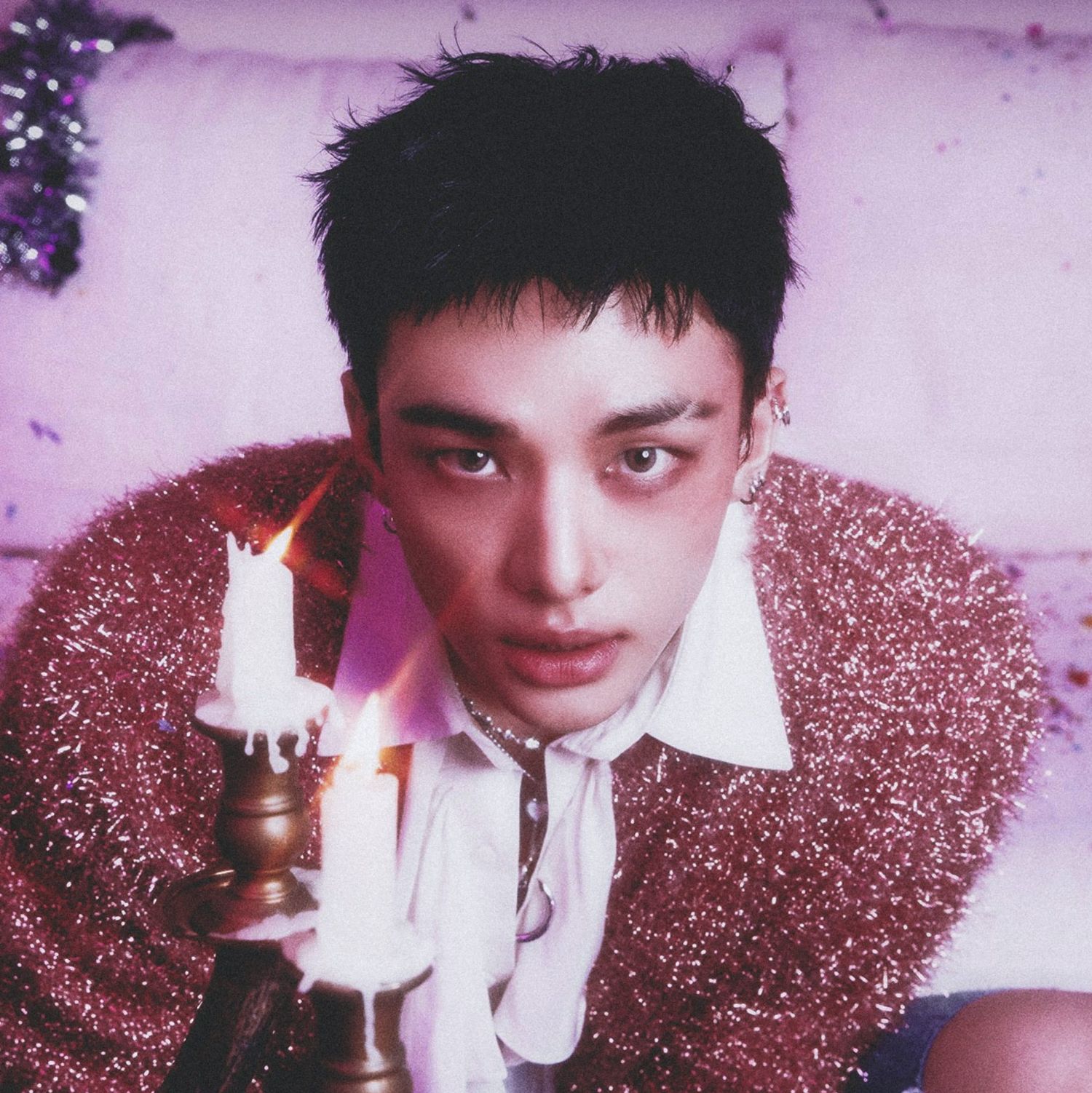 Behind-the-scenes cut of Hyunjin (Stray Kids)