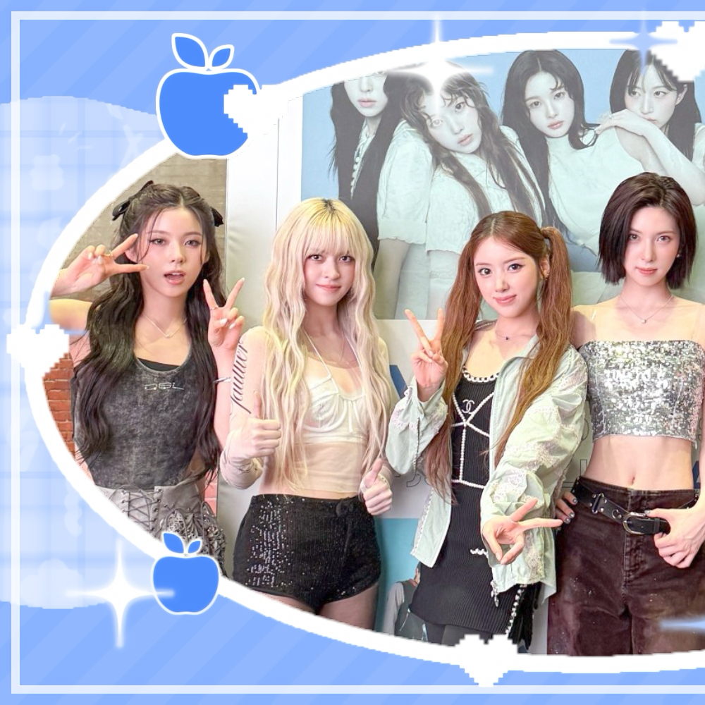 Recent activity shot of NMIXX