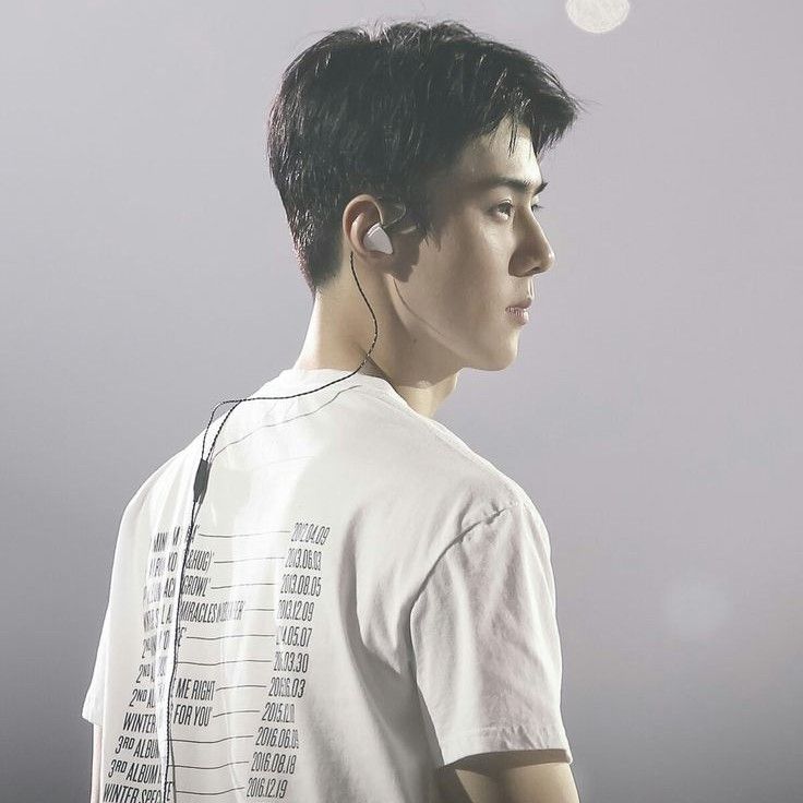 Recent activity shot of Sehun (EXO)