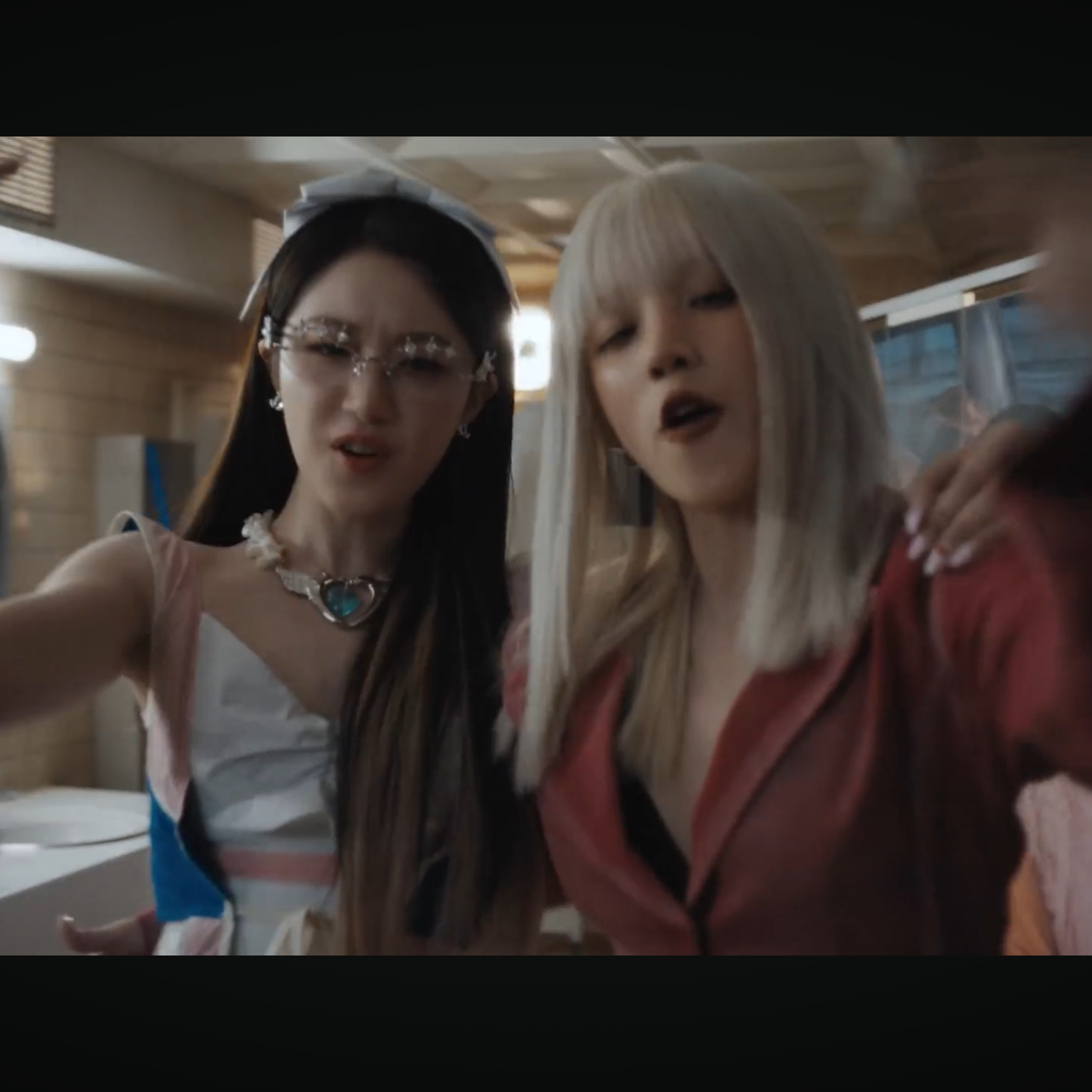 A moment captured by i-dle's fan
