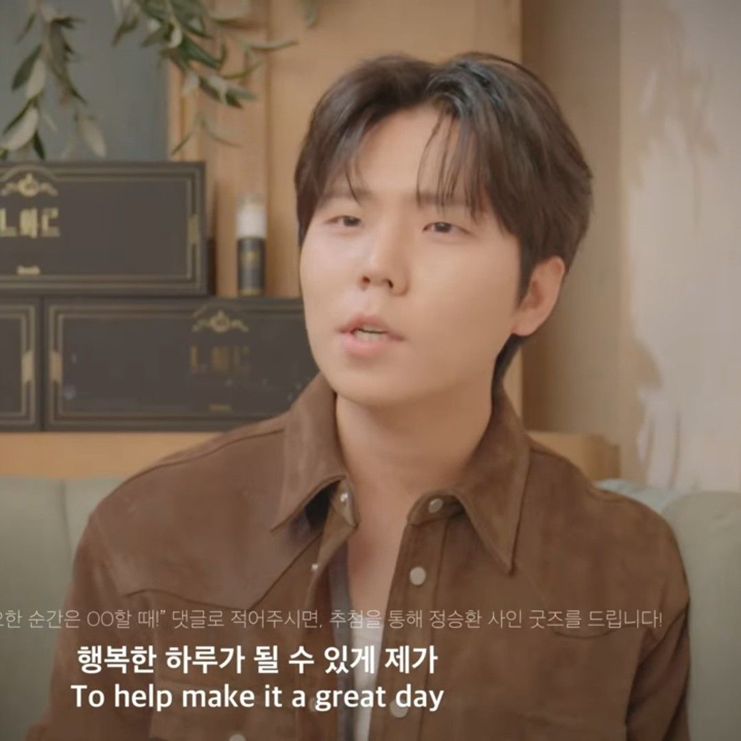 Behind-the-scenes cut of Jung Seunghwan