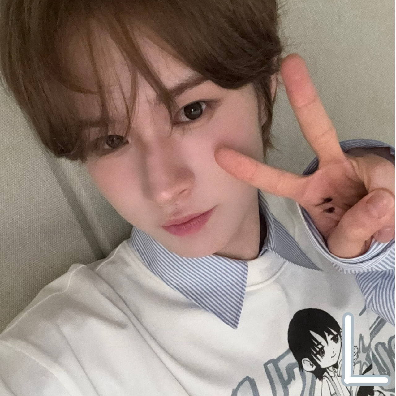 Recent activity shot of Kyungmin (TWS)