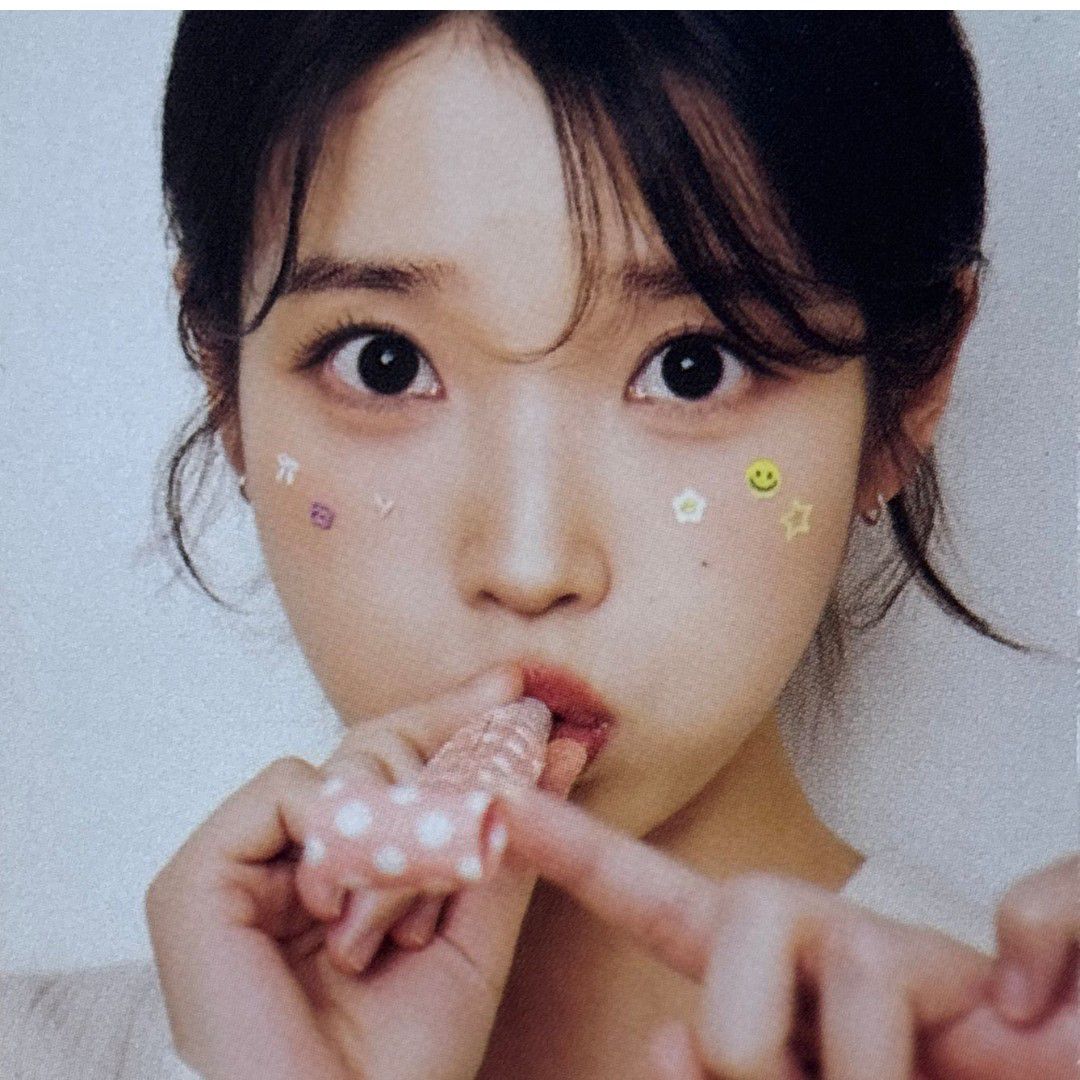 A moment captured by IU's fan