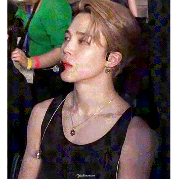 Recent activity shot of Jimin (BTS)