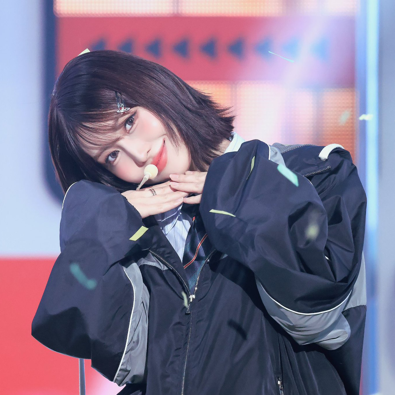 Recent activity shot of Momo (TWICE)