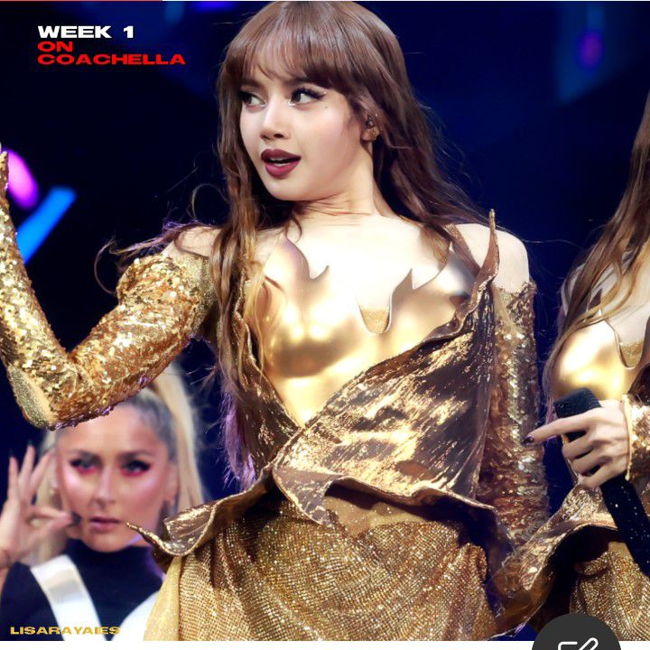 A moment captured by Lisa (BLACKPINK)'s fan