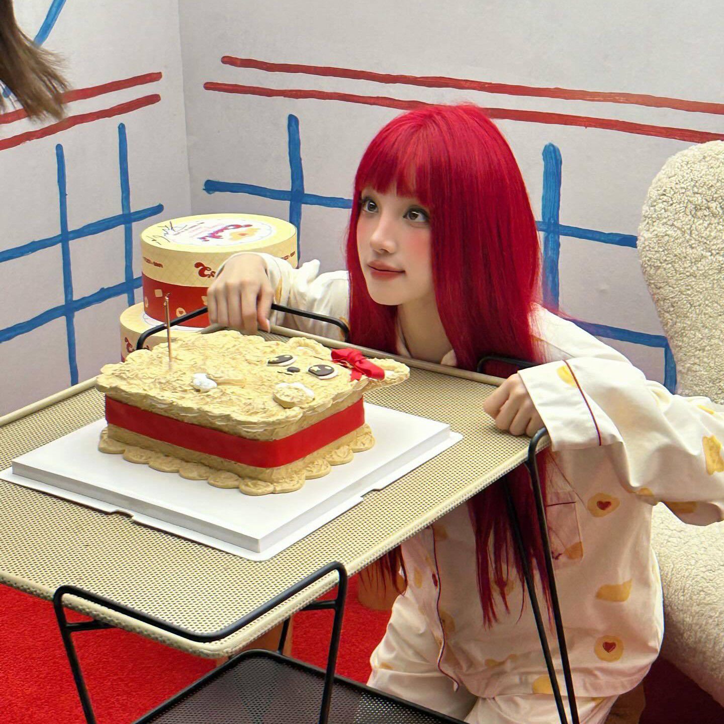 A moment captured by Yuqi (i-dle)'s fan