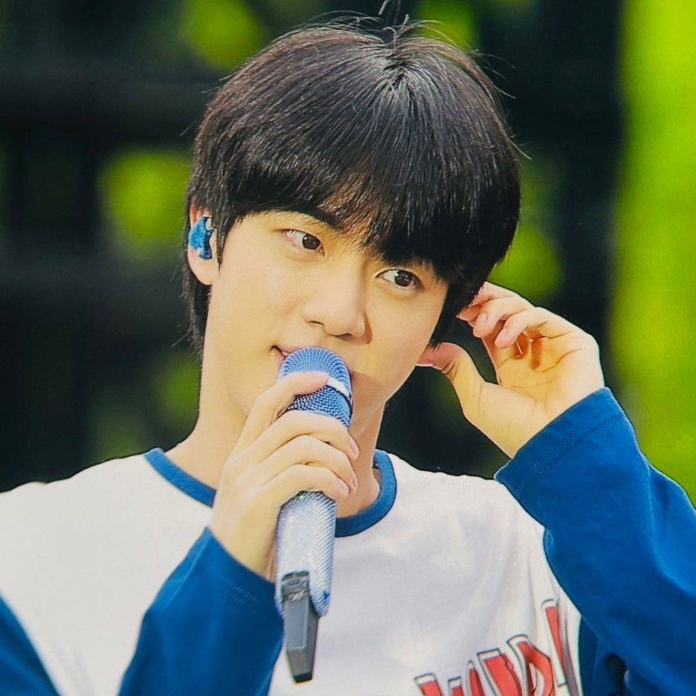 Recent activity shot of Jin (BTS)