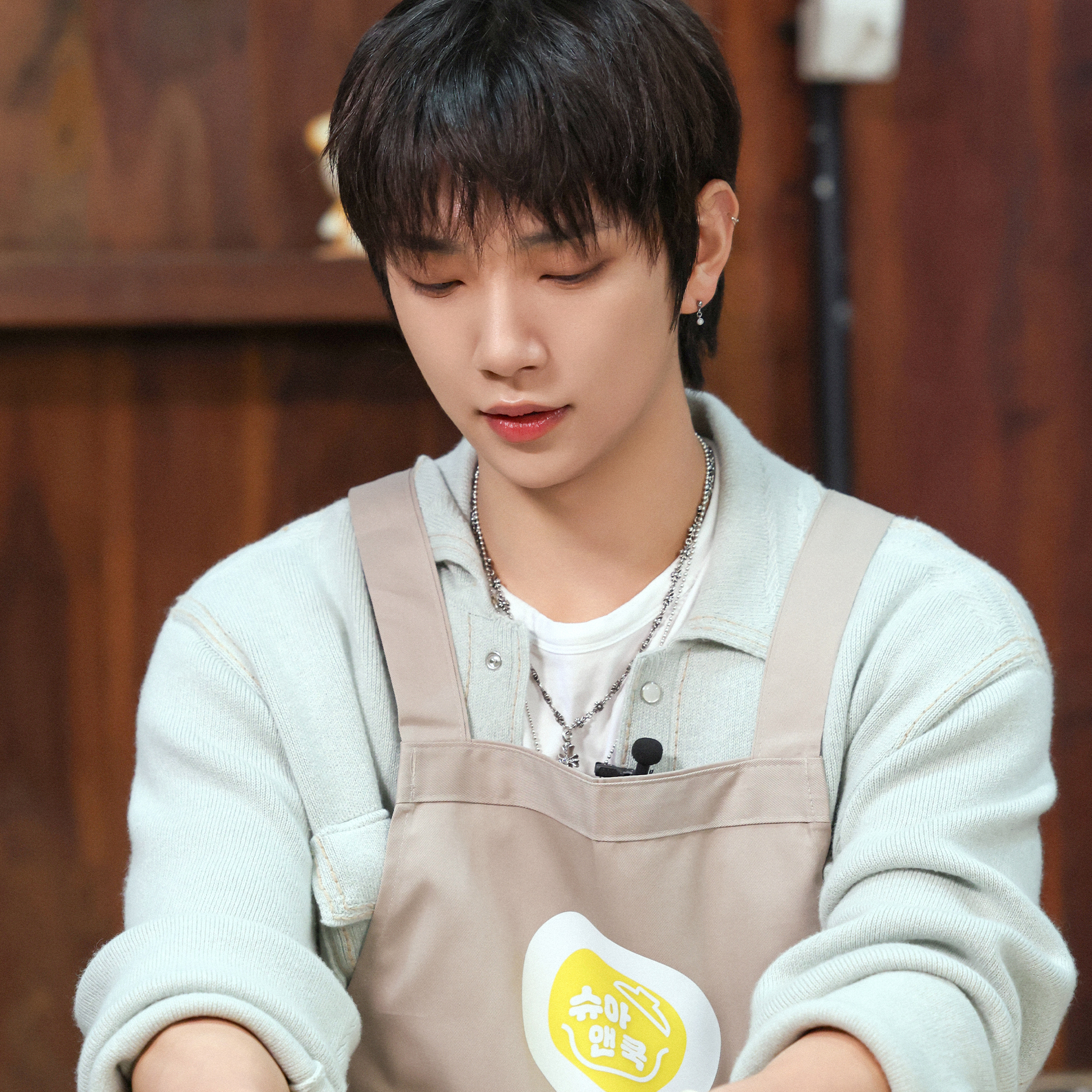 A moment captured by Joshua (SEVENTEEN)'s fan