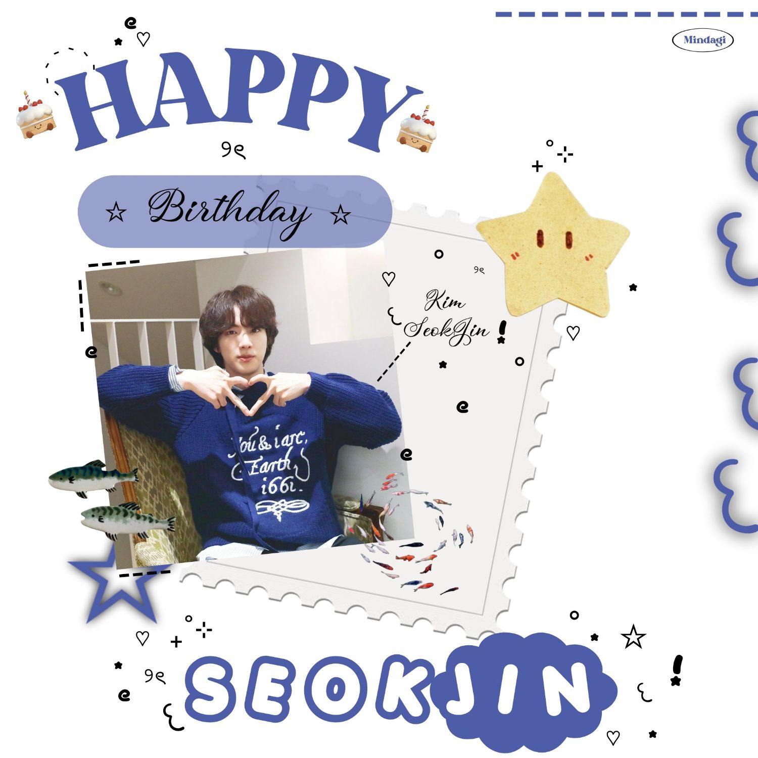 Recent activity shot of Jin (BTS)