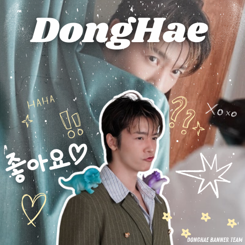 Behind-the-scenes cut of Donghae (Super Junior)