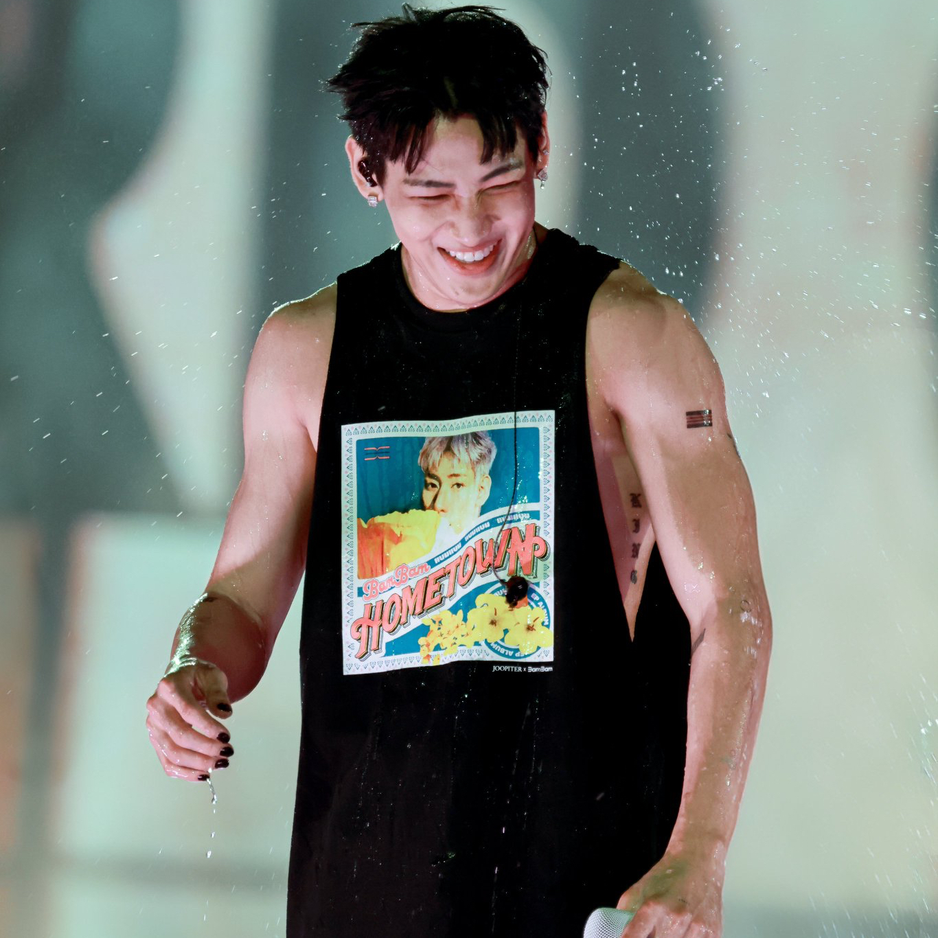 A moment captured by Bambam (GOT7)'s fan