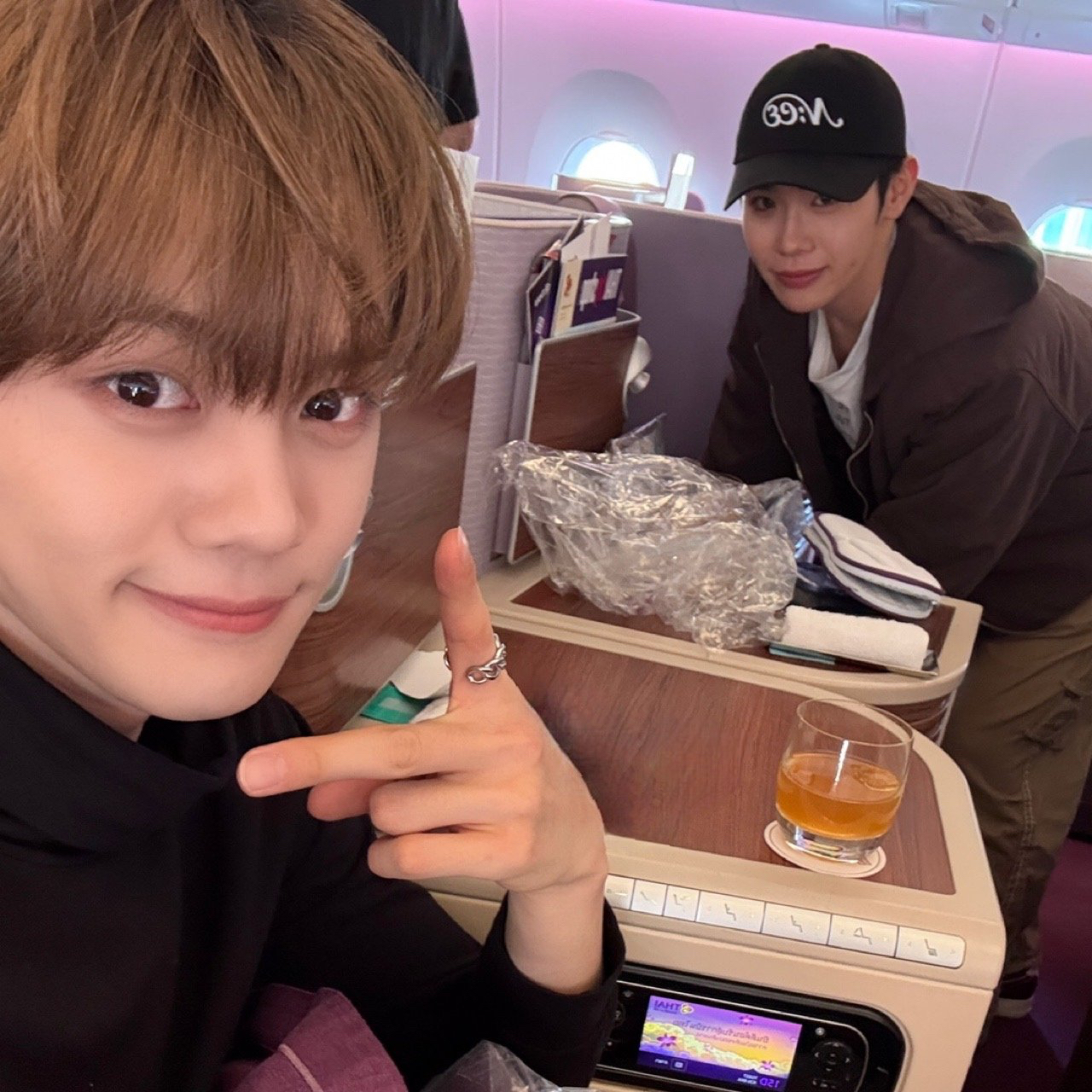 Recent activity shot of Kim Taerae (ZEROBASEONE)