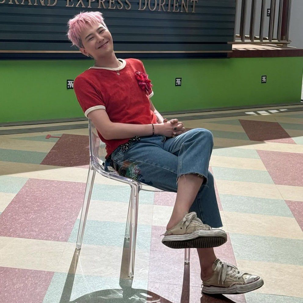 A moment captured by G-DRAGON (BIGBANG)'s fan