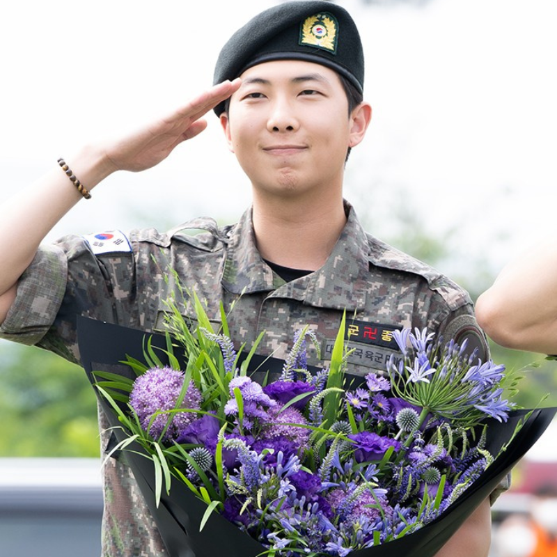 A moment captured by RM (BTS)'s fan