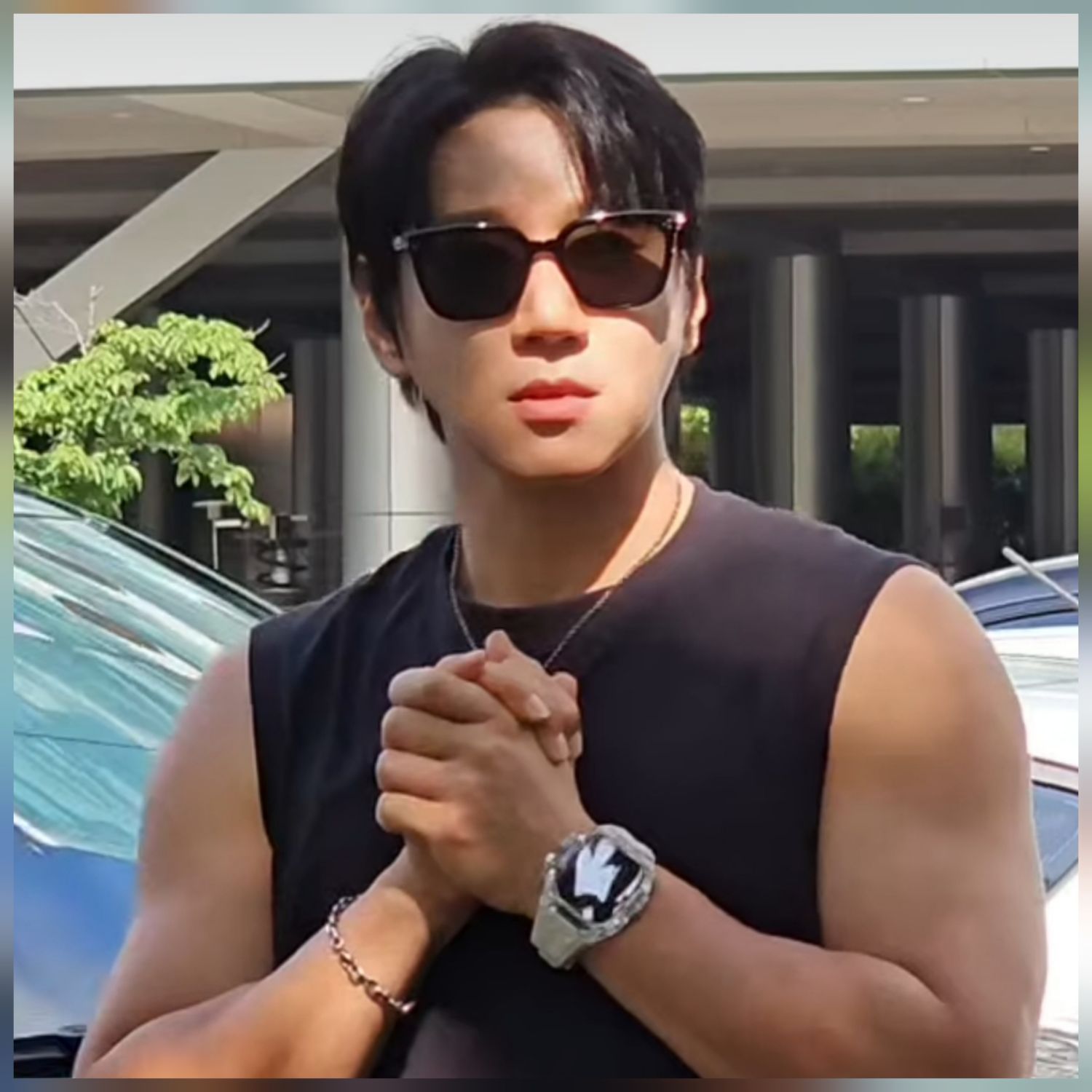 A moment captured by Hwang Chiyeol's fan