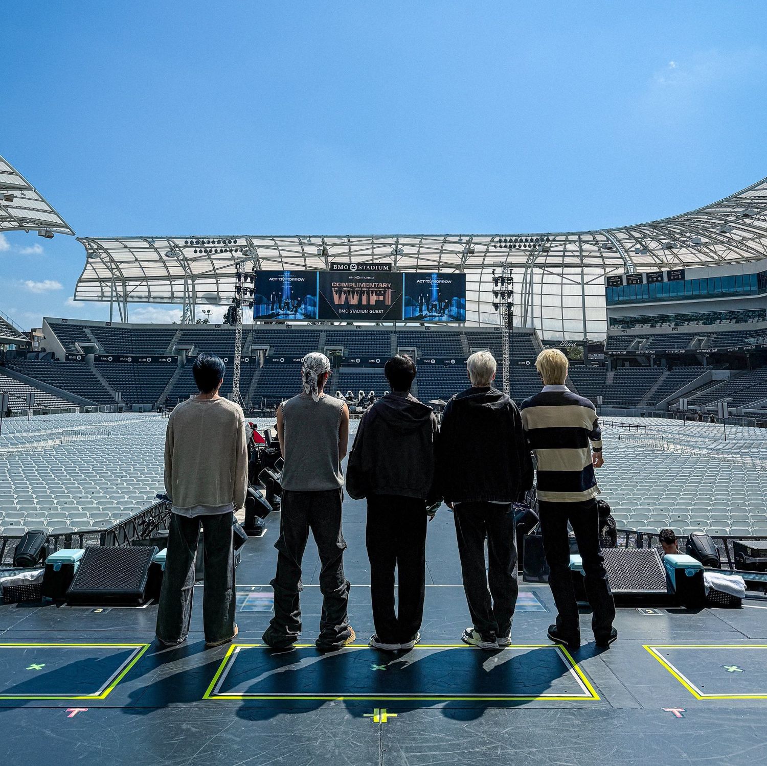 A moment captured by TOMORROW X TOGETHER's fan