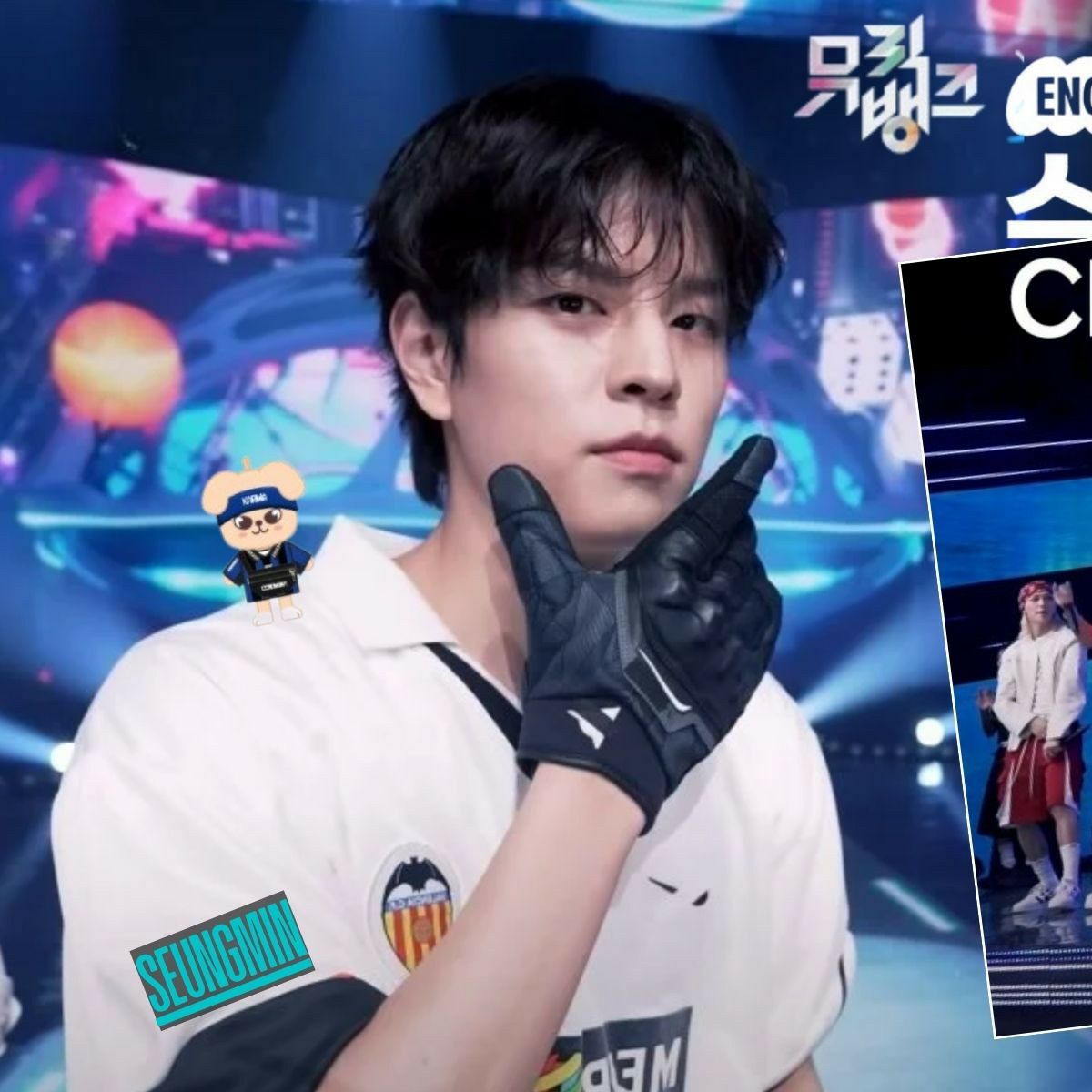 Recent activity shot of Seungmin (Stray Kids)