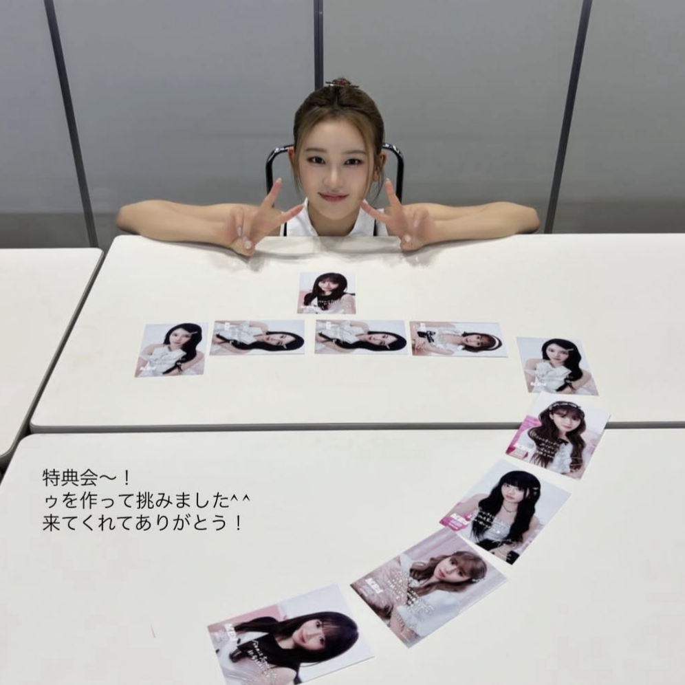 Behind-the-scenes cut of Sakurai Miu (ME:I)