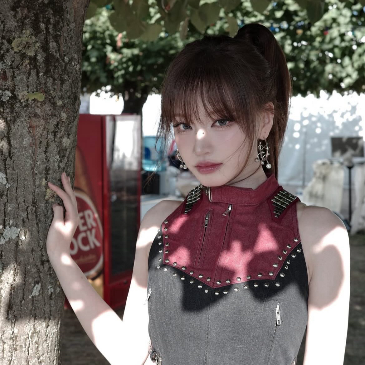 A moment captured by LIZ (IVE)'s fan
