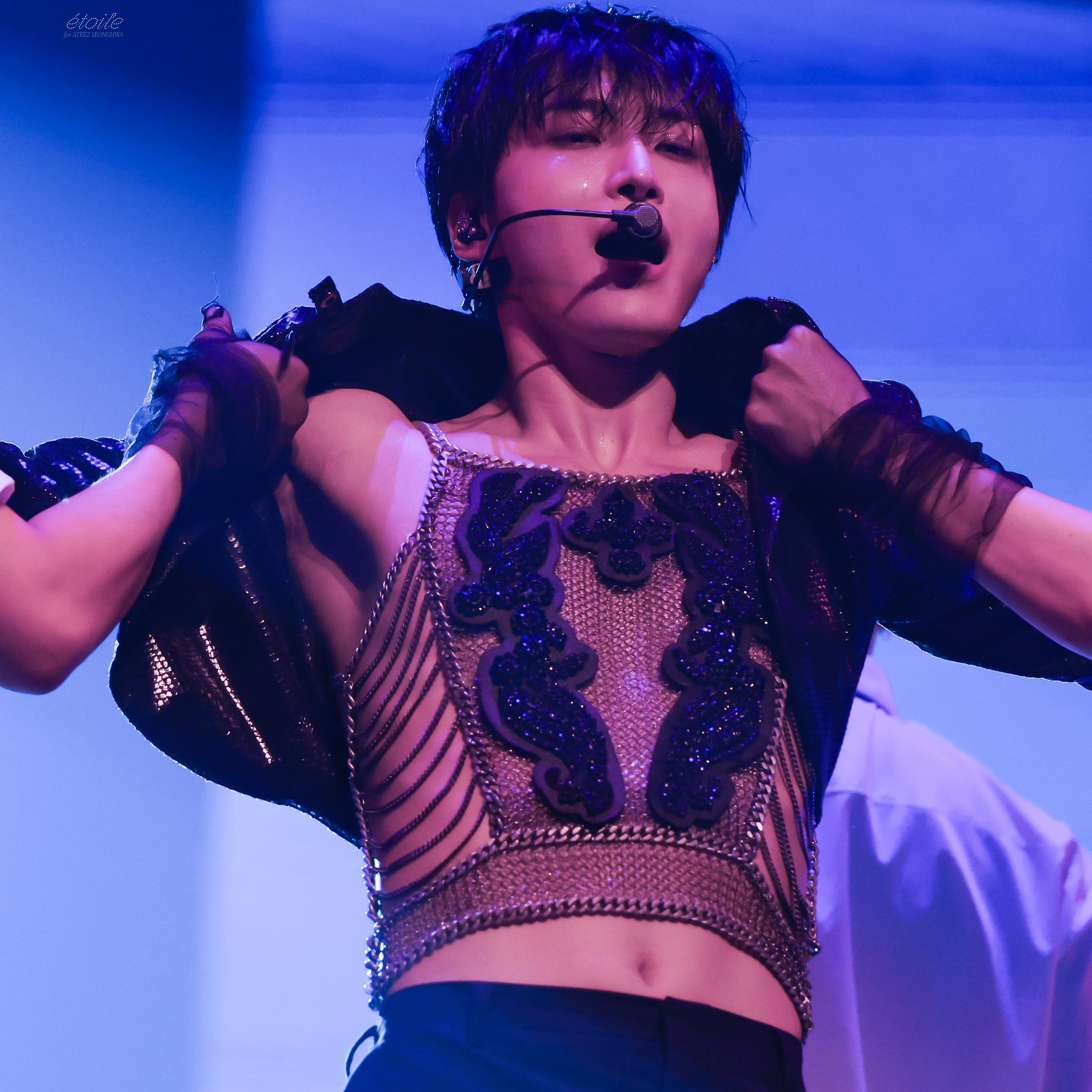 A moment captured by Seonghwa (ATEEZ)'s fan