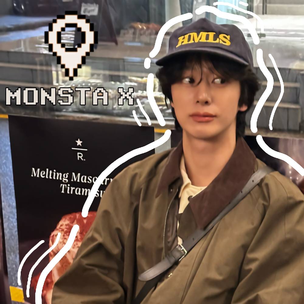 Recent activity shot of Hyungwon (MONSTA X)