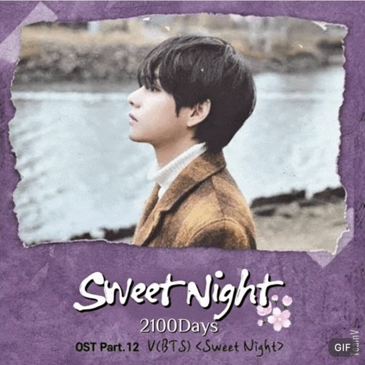 Recent activity shot of V (BTS)