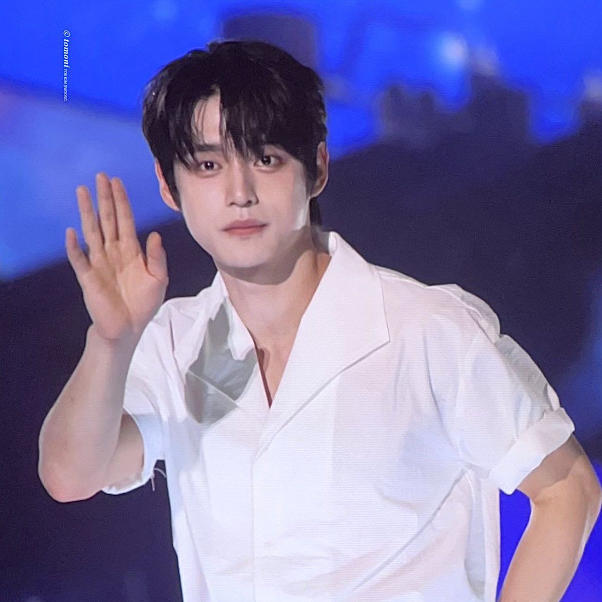 A moment captured by Kim Jiwoong (ZEROBASEONE)'s fan