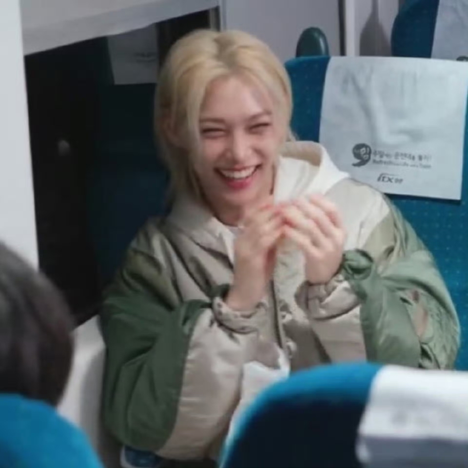 A moment captured by Felix (Stray Kids)'s fan