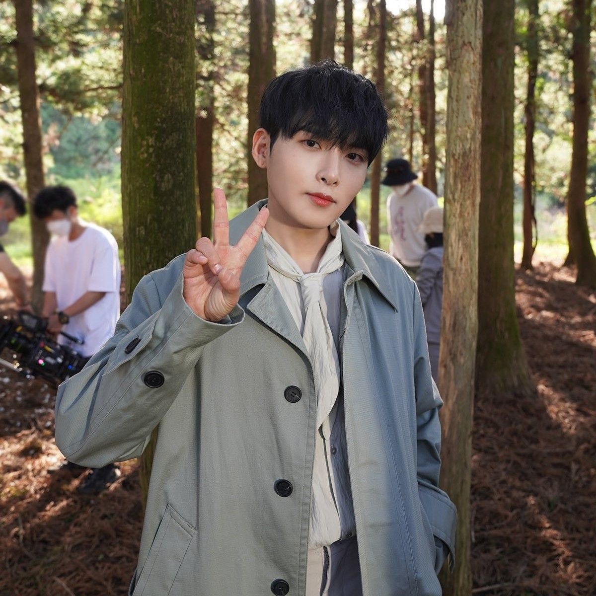 Behind-the-scenes cut of Ryeowook (Super Junior)