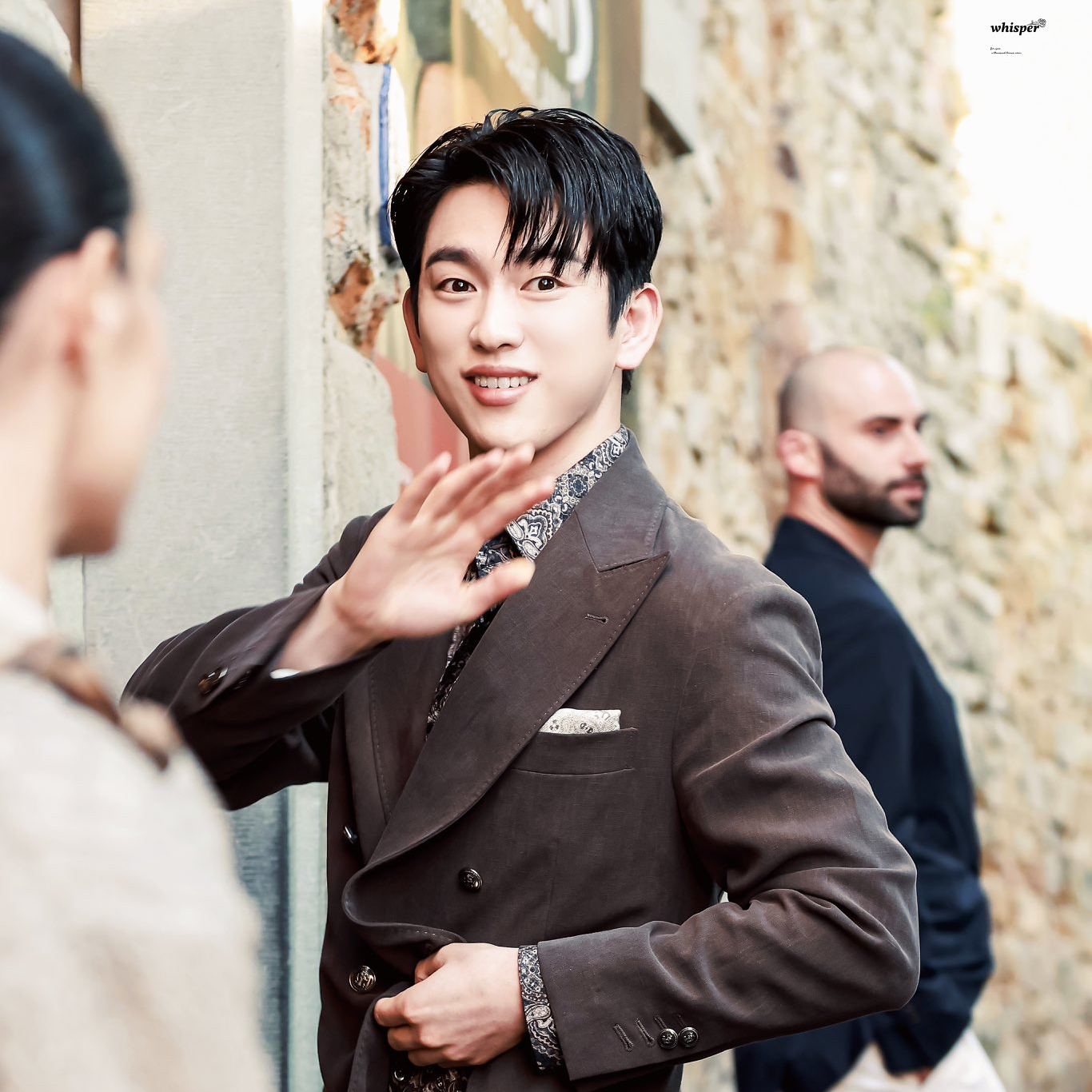A moment captured by Jinyoung (GOT7)'s fan