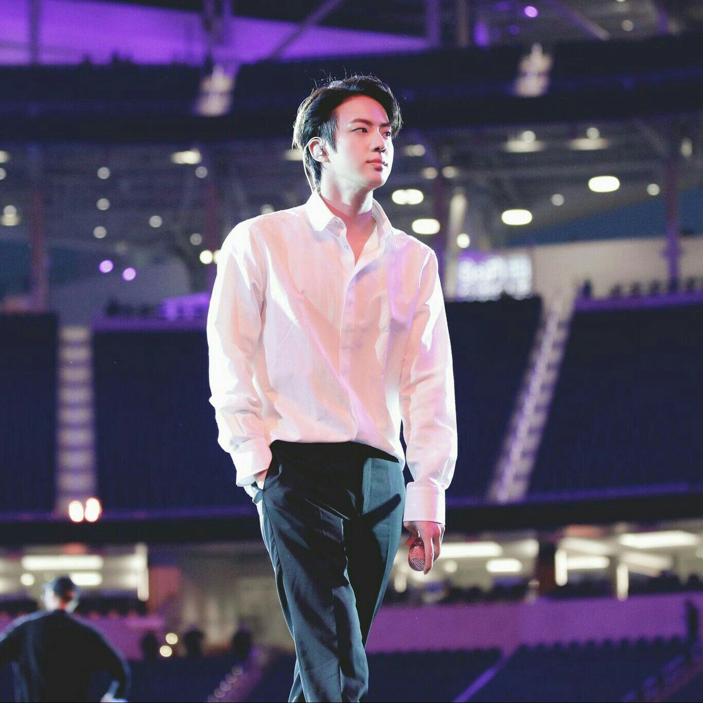 A moment captured by Jin (BTS)'s fan